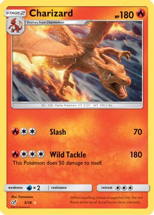 Charizard 005/18 - Detective Pikachu Holofoil