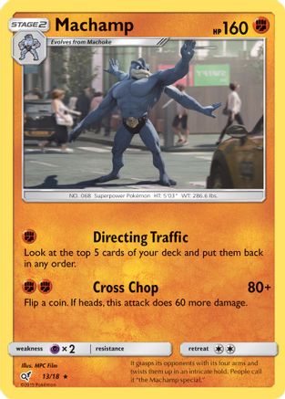 Machamp 013/18 - Detective Pikachu Holofoil
