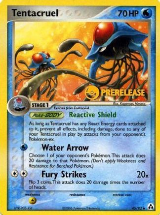 Tentacruel (Prerelease) 045/92 - Nintendo Promos