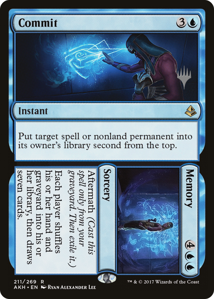 Commit // Memory (PPIKO-211P) - Amonkhet Promos Foil
