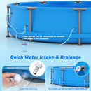 690/978/1158/1617 Gal Outdoor Family Swimming Pool with Metal Frame