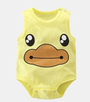 Sleeveless Baby rompers clothes newborn baby clothes