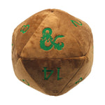 D20 Jumbo Plush Dice - D&D Feywild Copper and Green