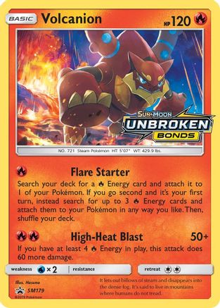 Volcanion SM179 - SM Promos - Holofoil