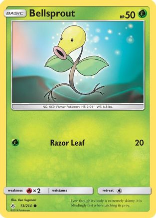 Bellsprout 013/214 - SM  Unbroken Bonds