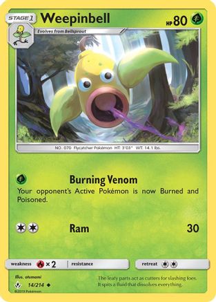 Weepinbell 014/214 - SM  Unbroken Bonds