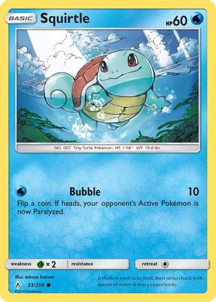 Squirtle 033/214 - SM  Unbroken Bonds