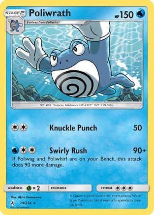 Poliwrath 039/214 - SM  Unbroken Bonds