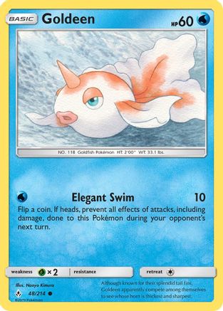 Goldeen 048/214 - SM  Unbroken Bonds Reverse Holofoil
