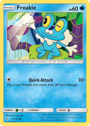 Froakie 051/214 - SM  Unbroken Bonds