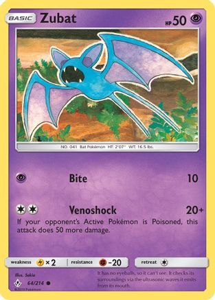 Zubat 064/214 - SM  Unbroken Bonds