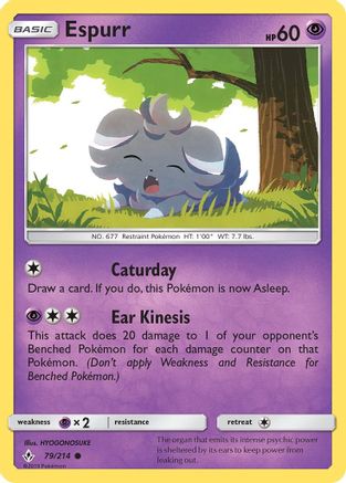 Espurr 079/214 - SM  Unbroken Bonds Reverse Holofoil
