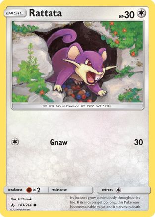 Rattata 143/214 - SM  Unbroken Bonds