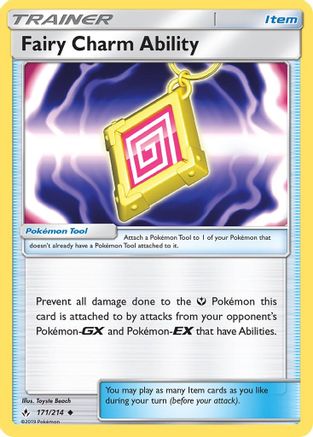 Fairy Charm Ability 171/214 - SM  Unbroken Bonds Reverse Holofoil