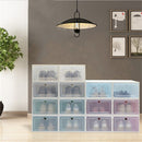 Transparent shoe box