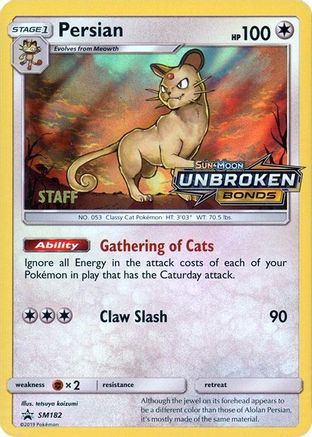 Persian SM182 - SM Promos - Holofoil
