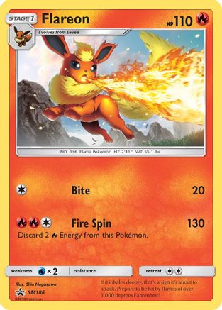 Flareon (Let's Play, Eevee!) SM186/248 - SM Promos