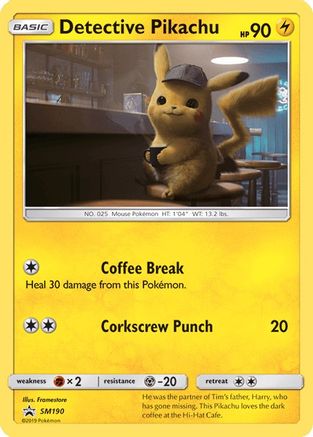Detective Pikachu SM190/248 - SM Promos Holofoil
