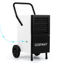 189 Pints Commercial Dehumidifier with Built-in Water Pump-Black