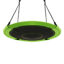 40 Inch Flying Saucer Tree Swing Indoor Outdoor Play Set-Green