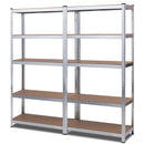 2 Pcs Storage Shelves Garage Shelving Units Tool Utility Shelves