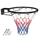 18" Basketball Rim Heavy Duty Wall Mounted Basketball Rim Goal Replacement