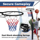 18" Basketball Rim Heavy Duty Wall Mounted Basketball Rim Goal Replacement