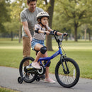 Kids Bike 14-Inch with Removable Training Wheels Navy
