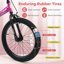 Kids Bike 14-Inch with Removable Training Wheels Pink