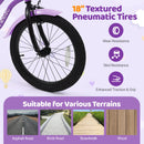 Kids Bike with Training Wheels 12-18 Inch - Purple
