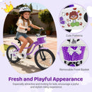 Kids Bike with Training Wheels 12-18 Inch - Purple