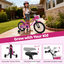 Kids Bike with Training Wheels 12-18 Inch - Magic Rose