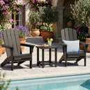 18" Adirondack Side Table with Slatted HDPE Surface
