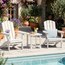 18" Adirondack Side Table with Slatted HDPE Surface