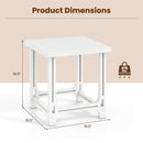18" Adirondack Side Table with Slatted HDPE Surface