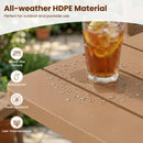18" Adirondack Side Table with Slatted HDPE Surface