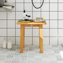 18 Inch Teak Shower Bench Spa Bath Stool for Shaving Legs