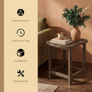 18" Weather Resistant Outdoor Side Table - HDPE Construction