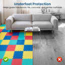 Interlocking EVA Foam Floor Tiles 18-Pack with Borders