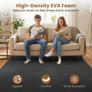 Interlocking EVA Foam Floor Tiles 18-Pack with Borders