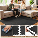 Interlocking EVA Foam Floor Tiles 18-Pack with Borders