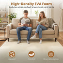 Interlocking EVA Foam Floor Tiles 18-Pack with Borders