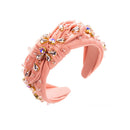 Elegant Diamond-Embedded Wide Headband