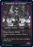Jerren, Corrupted Bishop // Ormendahl, the Corrupter (DBL-109) - Innistrad: Double Feature: (Double Faced Transform) Foil