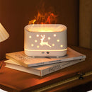 Elk Flame Humidifier Diffuser Christmas Lamp