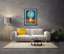 70's Style Blast Off! (Space Travel) Art Print