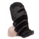 European & American Long Curly Front Lace Wig Black