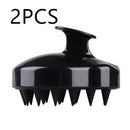Silicone Scalp Brush for Cleaning and Massage