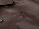 Men's Leather Coat Brand Zipper