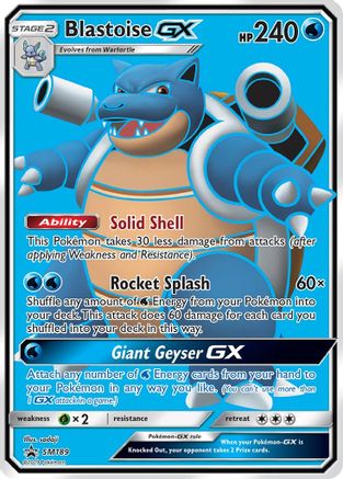 Blastoise GX SM189/248 - SM Promos Holofoil